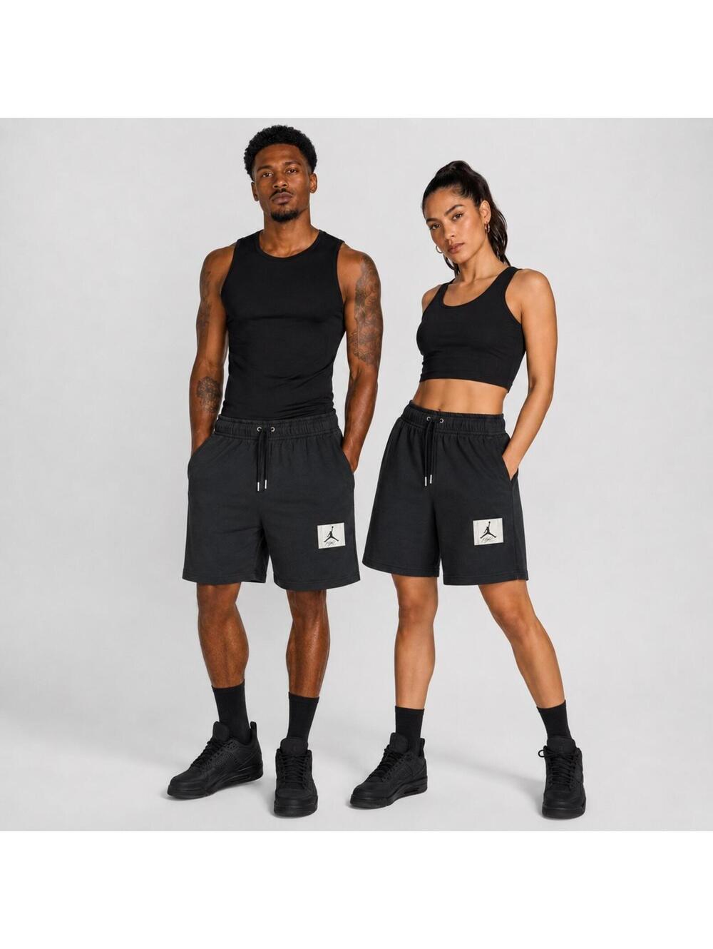 Nike Air Jordan Flight Fleece Shorts Black Medium DQ7468-063 NWT Cotton